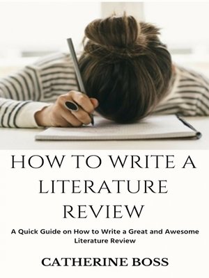 cover image of How to Write a Literature Review